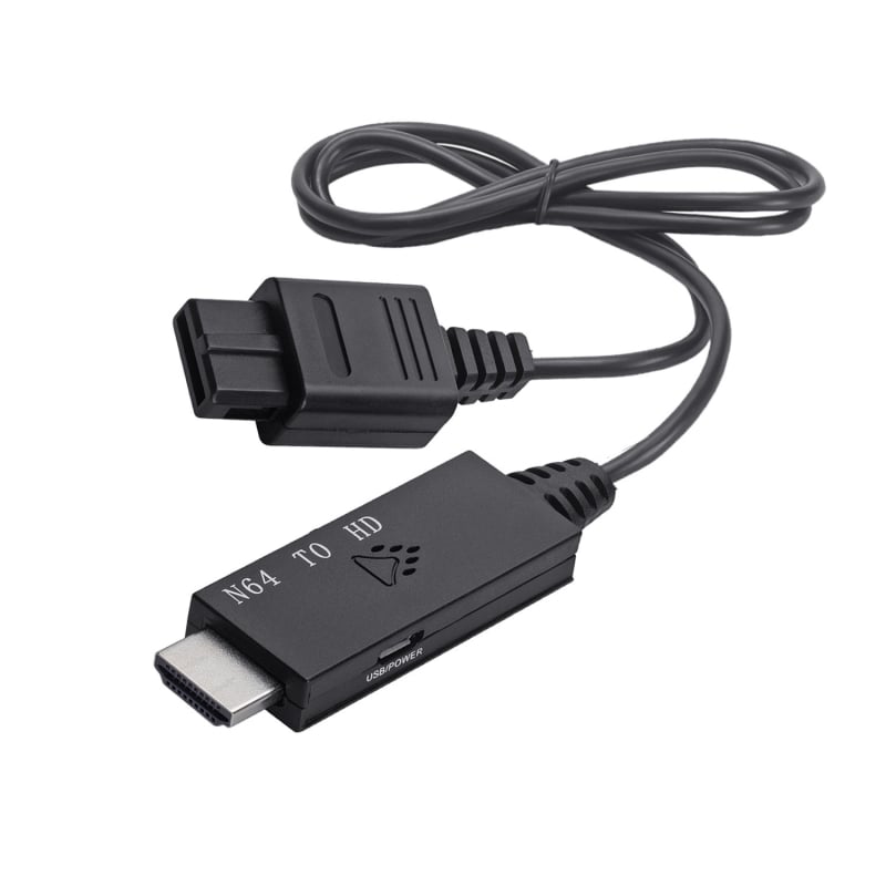 N64 na HDMI pretvarač adapter kabel - Kompatibilno s N64, SNES, SFC, NGC (Model F0056, HDMI, žični, ABS)