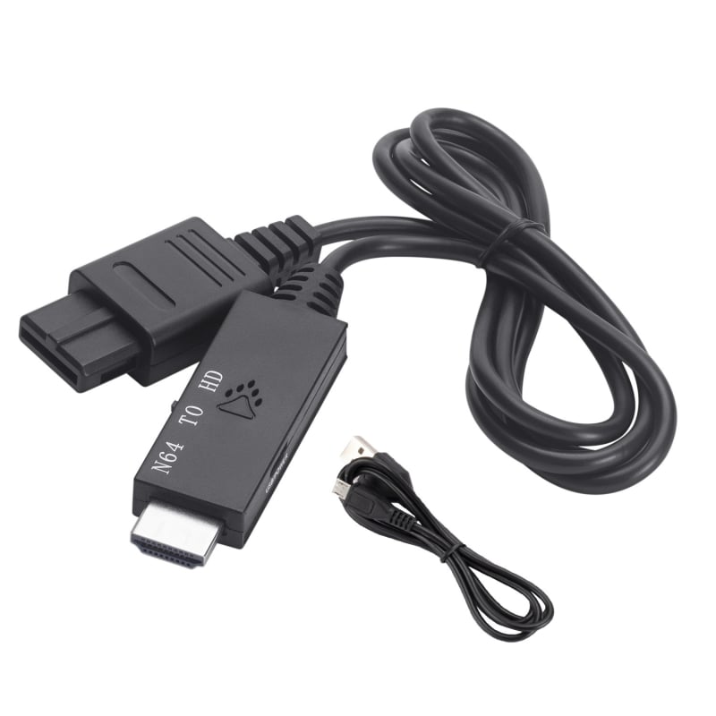 N64 na HDMI pretvarač adapter kabel - Kompatibilno s N64, SNES, SFC, NGC (Model F0056, HDMI, žični, ABS)