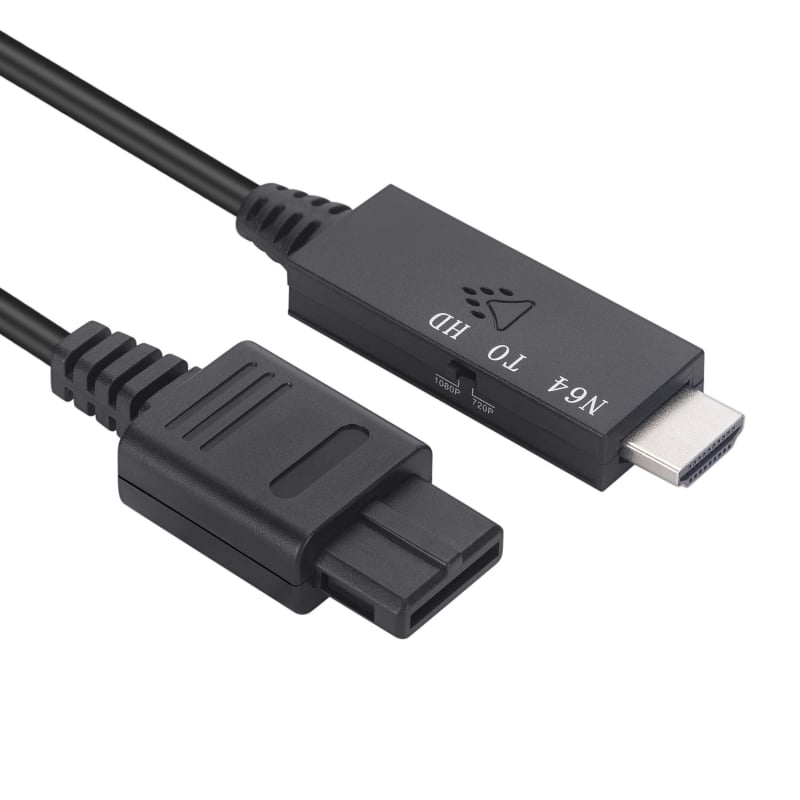 N64 na HDMI pretvarač adapter kabel - Kompatibilno s N64, SNES, SFC, NGC (Model F0056, HDMI, žični, ABS)