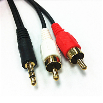 AV audio-vizualni kabel, pozlaćeni konektori, dvostruka Lotus glava, OFC bakreni vodič, gole bakrene jezgre