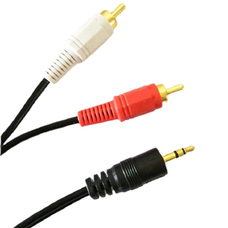 AV audio-vizualni kabel, pozlaćeni konektori, dvostruka Lotus glava, OFC bakreni vodič, gole bakrene jezgre