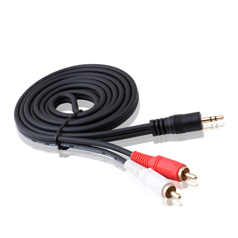 AV audio-vizualni kabel, pozlaćeni konektori, dvostruka Lotus glava, OFC bakreni vodič, gole bakrene jezgre