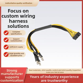 PCIe tápegység hosszabbító kábel bányászati righez, 8P-től dual 8P-ig, grafikus kártya adapter, testreszabás elérhető