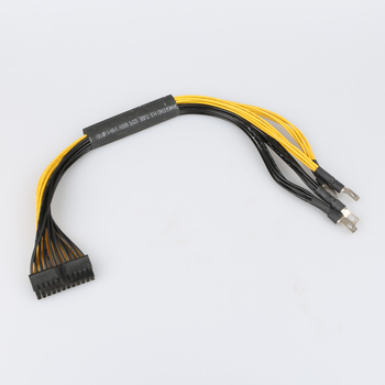 PCIe tápegység hosszabbító kábel bányászati righez, 8P-től dual 8P-ig, grafikus kártya adapter, testreszabás elérhető