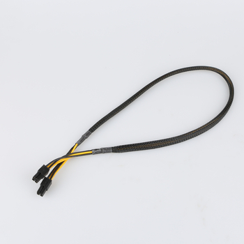 PCIe tápegység hosszabbító kábel bányászati righez, 8P-től dual 8P-ig, grafikus kártya adapter, testreszabás elérhető