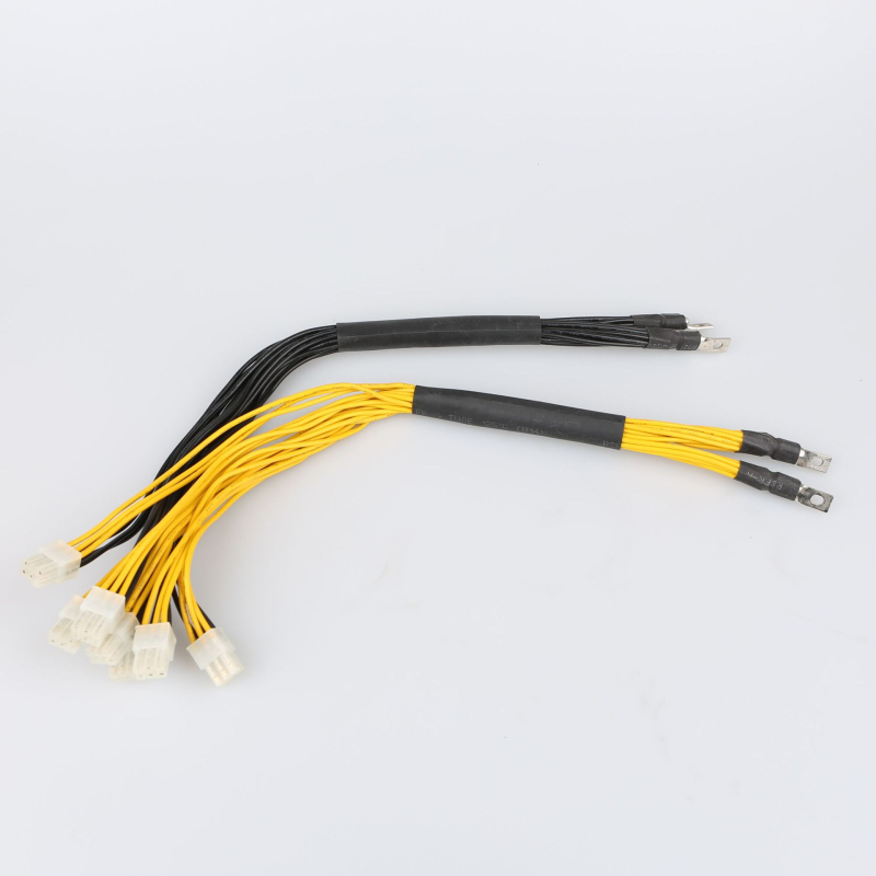 PCIe tápegység hosszabbító kábel bányászati righez, 8P-től dual 8P-ig, grafikus kártya adapter, testreszabás elérhető