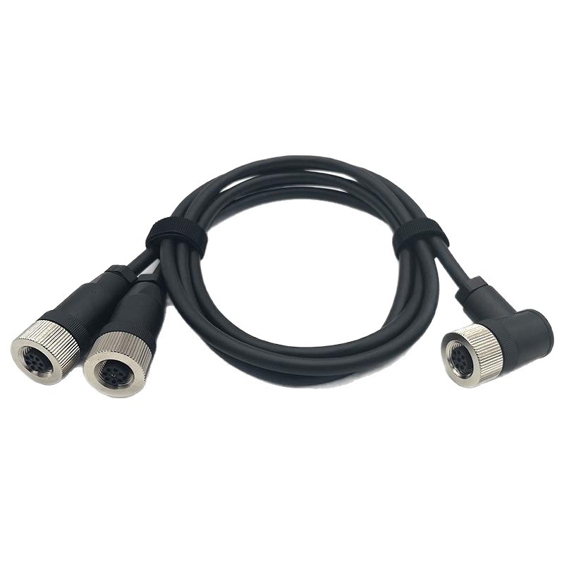 Vodootporan kabelski snop s konektorima M8/M6/M12, 2-6 jezgri, muški i ženski utikač, napojni spoj