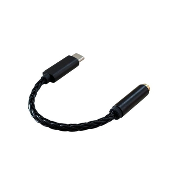 Type-C uz 3,5 mm digitālo skaņu dekoderu ar austiņu pastiprinātāju regulējamu EQ (Zīmols SN, Modelis 412BHM, 5000 savienojumu ciklu)