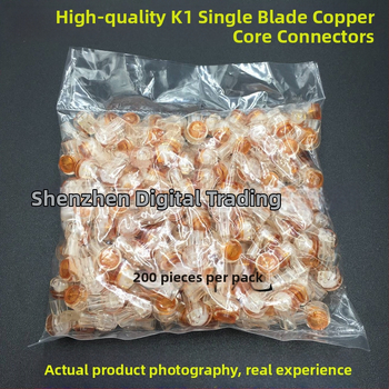 K1 vienpolu terminālis no vara plāksnēm, 200 gb iepakojumā