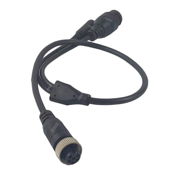 Kabel za razdvajanje 1 na 2, 6-žilni, RJ45 i DC priključci, za automobilsku kameru i nadzor