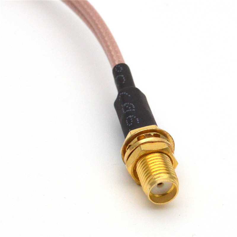 Dual TS9 muški na SMA ženski splitter kabel RG316, 15 cm, niska gubitnost