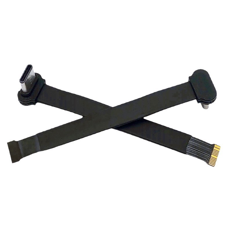 USB Type-C 3.0 FPC fleksibilni kabel, plastična baza 90°, 16 pinova, 10 Gb