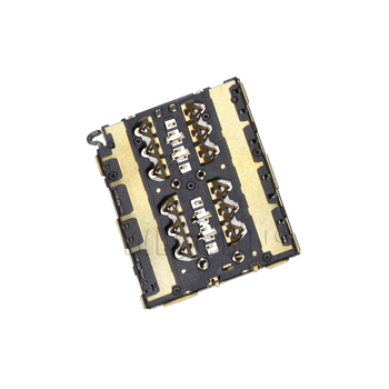 Držač NANO SIM, dvostrani NANO SIM 2-u-1 s ladicom za karticu, otporan na visoke temperature, 12 pinova, LCP izolator, fosfor brončani kontakti, model WL-135D215-01, za 3C digitalne uređaje