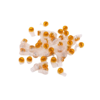 LIMEIDE K2 divpolu telefona vadu terminālis, varš, audio/video savienotājs, iepakojums 100 gab.