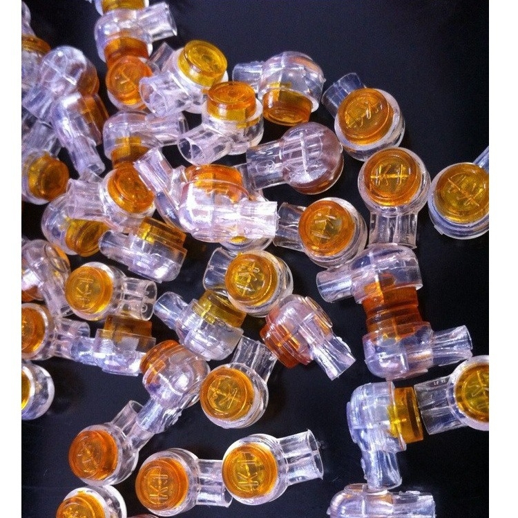 LIMEIDE K2 divpolu telefona vadu terminālis, varš, audio/video savienotājs, iepakojums 100 gab.