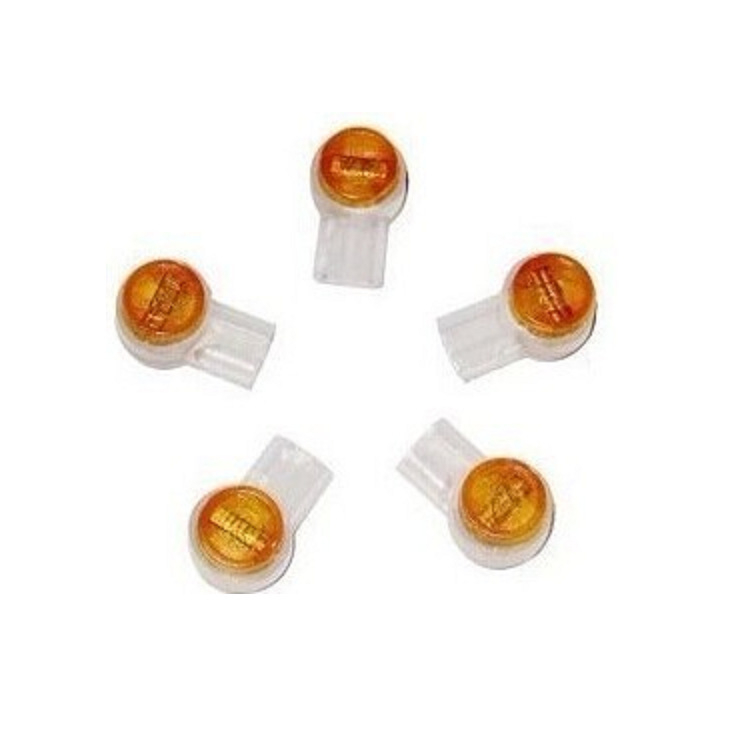 LIMEIDE K2 divpolu telefona vadu terminālis, varš, audio/video savienotājs, iepakojums 100 gab.