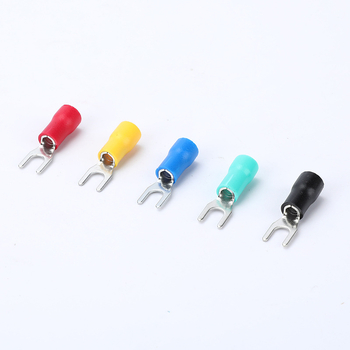 SV3.5-4 Hladno presovani terminal s vrhovima u obliku vilice, U- i Y-oblik, prethodno izolirana bakrena vrh, 500 komada, za 3C digitalno