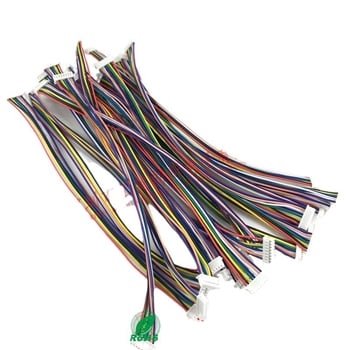 8PIN terminalna linija, 8P, razmak 1,25 mm, dvostruka glava, u istom smjeru ili obrnuto, duljina 5 cm / 50 mm, obojena elektronička linija
