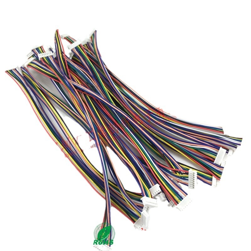 8PIN terminalna linija, 8P, razmak 1,25 mm, dvostruka glava, u istom smjeru ili obrnuto, duljina 5 cm / 50 mm, obojena elektronička linija
