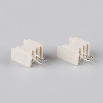 Inline terminal blok 1.25 mm, otporan na temperaturu, bež boje, 2-položni, ravne pinove