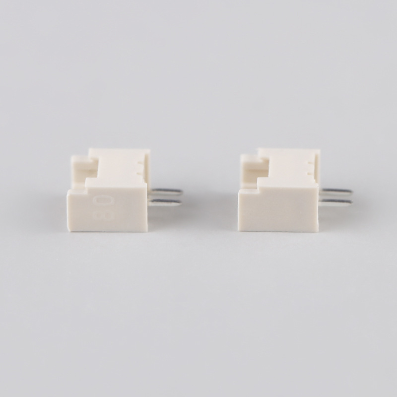 Inline terminal blok 1.25 mm, otporan na temperaturu, bež boje, 2-položni, ravne pinove