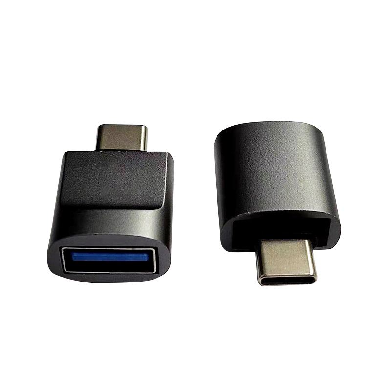 OTG USB-C na USB-A adapter, USB-C muški priključak na USB-A ženski priključak, s korak konektorom, 10 Gbps