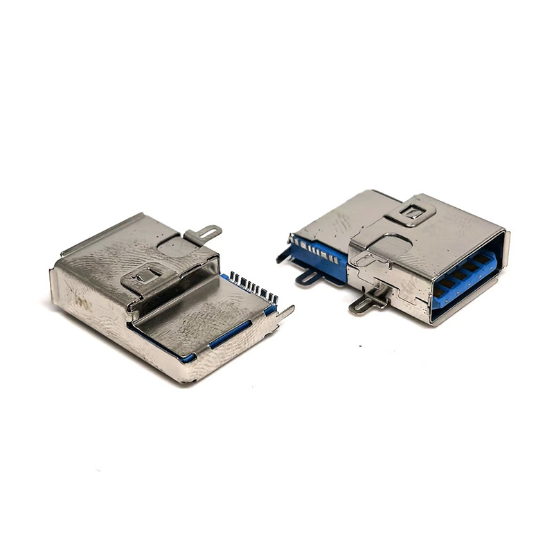 Ling yu USB 3.0 A samica, 9-pin, bočni SMT konektor, LCP izolator