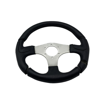 Sacīkšu stūre automašīnai – PU putu self-skinned virsma, pielāgota apstrāde, PU materiāls — modelis Pu polyurethane foam self-skinned steering wheel, zīmols Sanxin New Materials