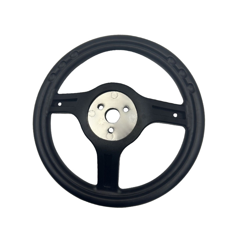 Sacīkšu stūre automašīnai – PU putu self-skinned virsma, pielāgota apstrāde, PU materiāls — modelis Pu polyurethane foam self-skinned steering wheel, zīmols Sanxin New Materials