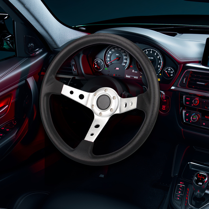 PU sacīkšu stūre ar dziļo disku dizainu, vispārēja saderība