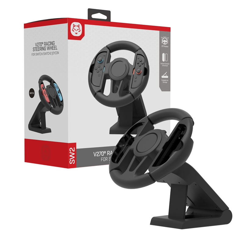 Žaidimų konsolės vairo ratukas Switch 1/2, modelis Switch oled/1switch2, (Bluetooth, ABS)