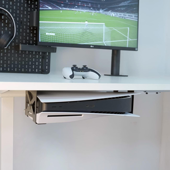 PS5 podstavek za stolom od metalne konstrukcije PS5/PS5 Pro – metalni materijal, 562 g, funkcija skladištenja