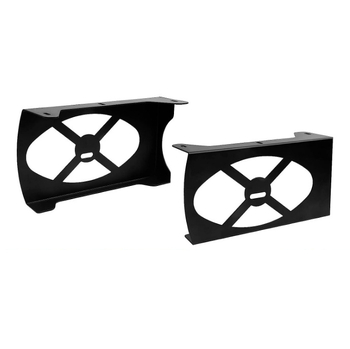 PS5 nevidljivi stalak ispod stola, metalni okvir za pohranu s ventilacijom, dimenzije 26×3.6×22.6 cm, težina 1620 g