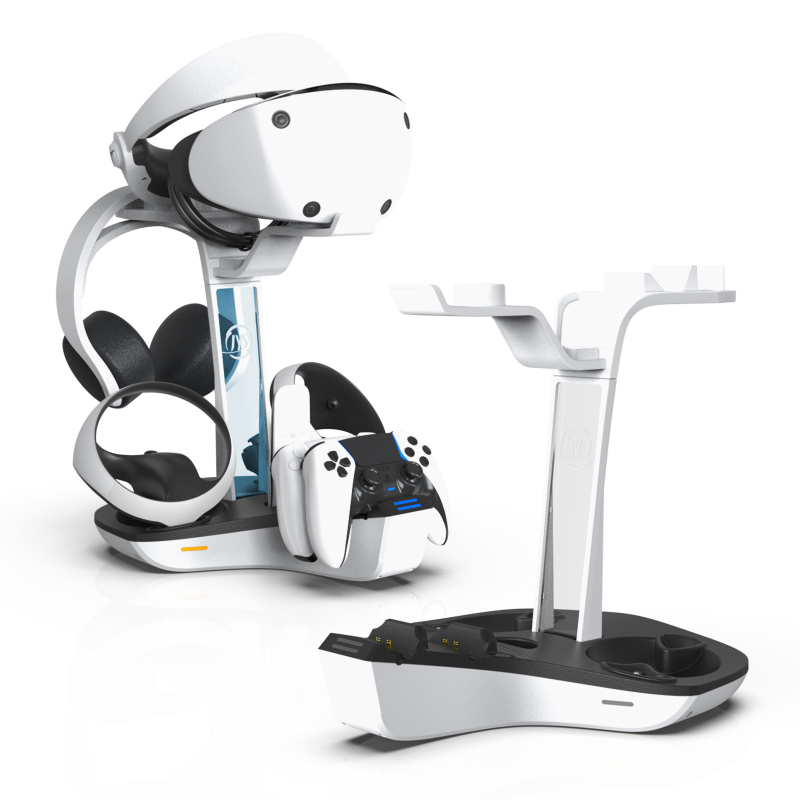 PS5/PS VR2 Punjac i Hlađenje Osnovna Stanica s Držačem za VR Naočale (Model: JYS-P5156; Kompatibilnost: PS5/PS VR2; Funkcije: punjenje, hlađenje, držač za VR naočale; Broj korisnika: 1; Težina: 990 g)
