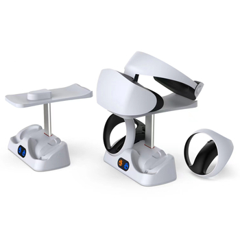 DOBE suport de încărcare PS5 VR2 cu LED de afișare și suport pentru ochelari - accesorii PS VR2, model TP5-2515