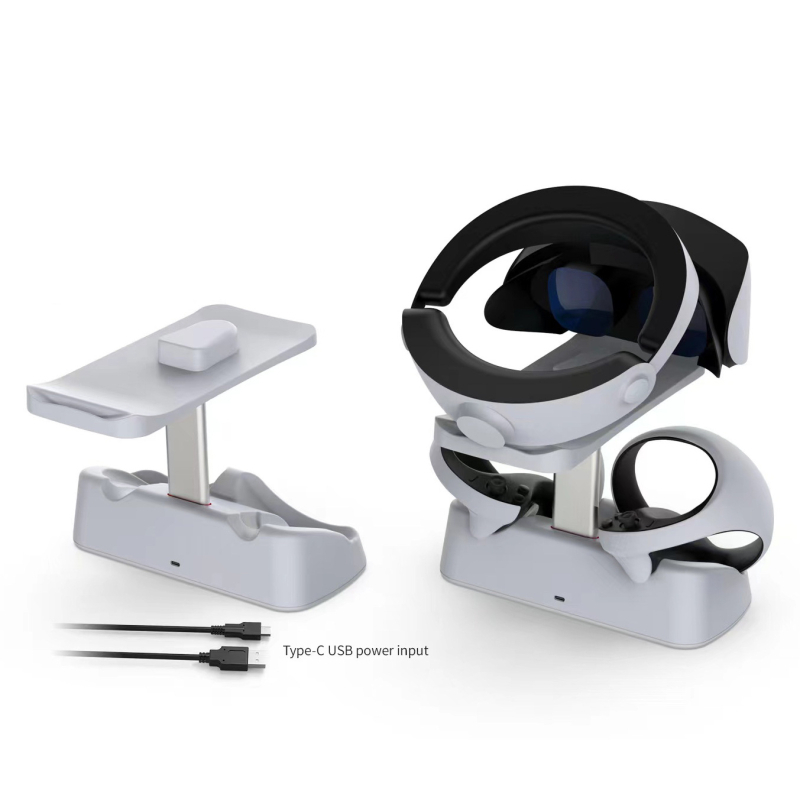 DOBE suport de încărcare PS5 VR2 cu LED de afișare și suport pentru ochelari - accesorii PS VR2, model TP5-2515