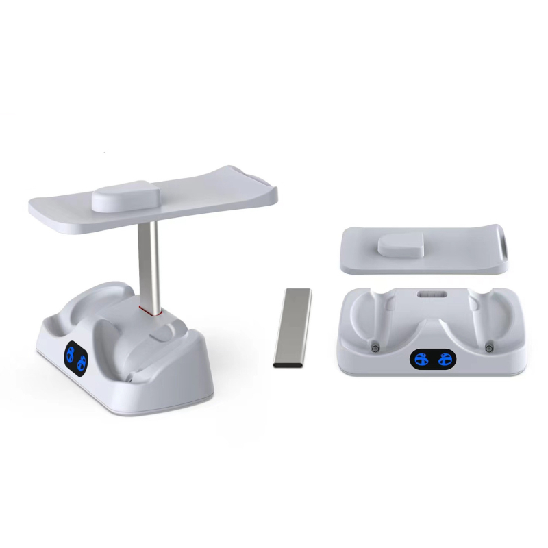 DOBE suport de încărcare PS5 VR2 cu LED de afișare și suport pentru ochelari - accesorii PS VR2, model TP5-2515