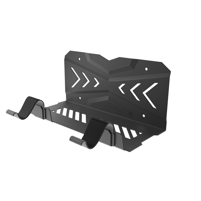 AMVR Zidni nosač PS5, Metalni, Model P5MM1-Black, Za PlayStation 5, Zidni držač, Težina 917 g