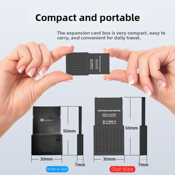 Box na rozšírenie pevného disku pre Xbox Series X/S s rozhraním CFexpress na M.2 SSD