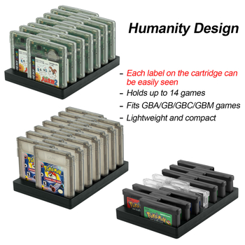 Držač kartica GBC/GBA/GB — univerzalni 14-u-1, ABS