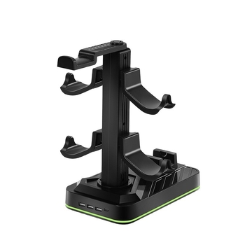 Genik SY--XSX-219 Xbox Series S база за зареждане със скоба за съхранение, USB-C интерфейс, ABS материал, LED лампи