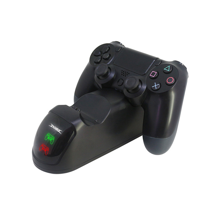 DOBE PS4 stație de încărcare duală pentru controlere Slim/Pro – ABS, 207 g, 2018