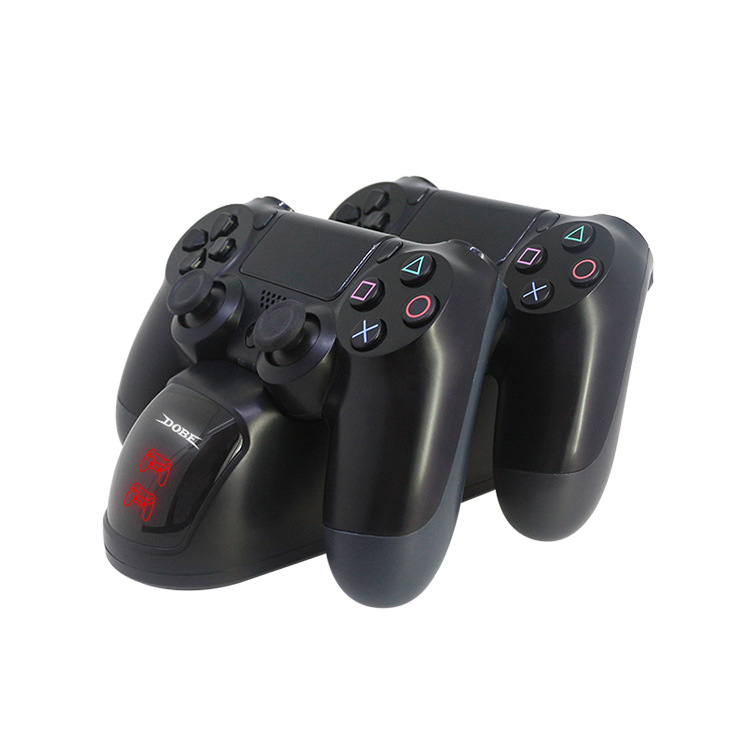 DOBE PS4 stație de încărcare duală pentru controlere Slim/Pro – ABS, 207 g, 2018