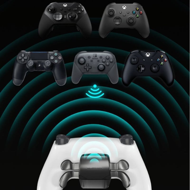 PS5 елитен контролер с четири задни клавиша и разширени клавиши, механични микро превключватели