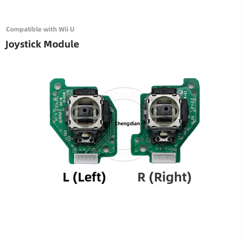Wii U kreiso un labo džojstiku moduļa ar PCB uzbūvi, bez vibrācijas, 13 g