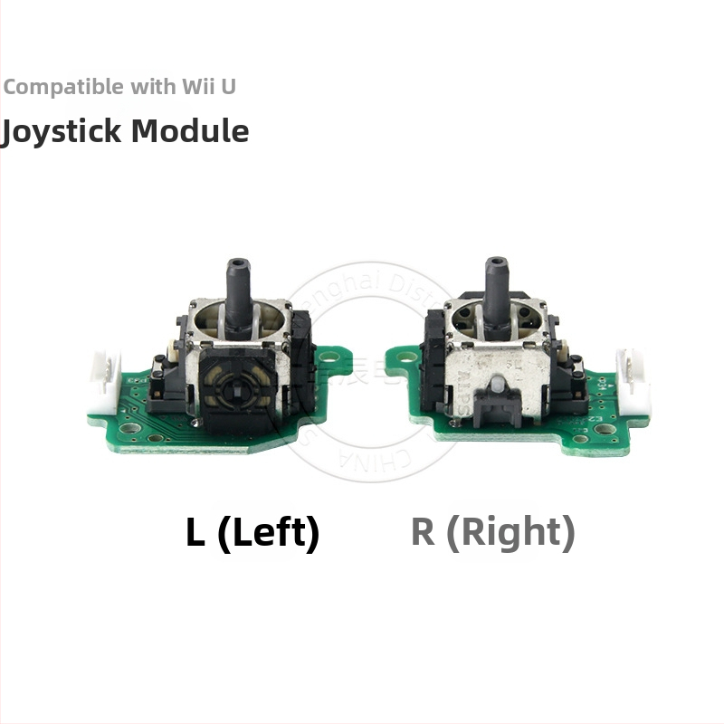 Wii U kreiso un labo džojstiku moduļa ar PCB uzbūvi, bez vibrācijas, 13 g