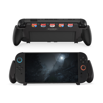 DOBE TNS-3179 Switch2 konzolni grip s integriranom ručicom i spremištem za kartice igara, ABS, kompatibilan sa Switch2, spreman za instalaciju