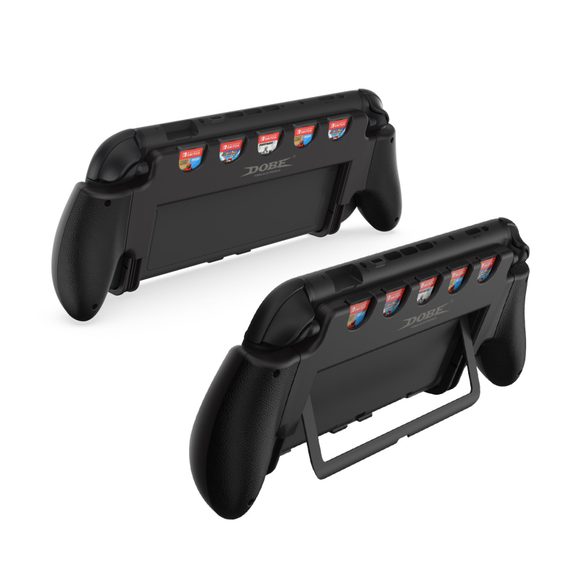 DOBE TNS-3179 Switch2 konzolni grip s integriranom ručicom i spremištem za kartice igara, ABS, kompatibilan sa Switch2, spreman za instalaciju