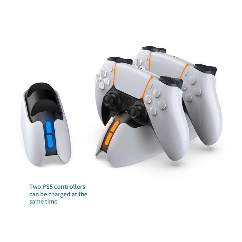 PS5 punjač-stalak za dva kontrolera s LED zaslonom