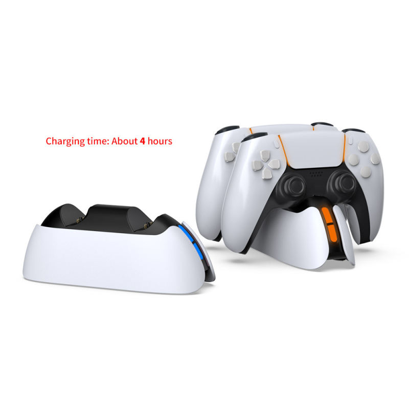 PS5 punjač-stalak za dva kontrolera s LED zaslonom
